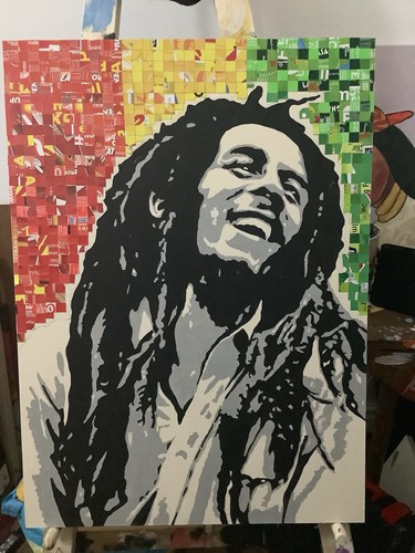 Portrait bob marley - portrait,