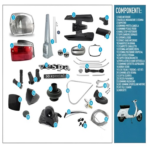 Complete restoration kit spare - complete,