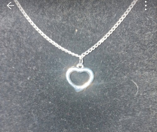 Women silver heart pendant - women's,