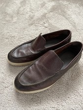 Zara Men's sports loafers chestnut brown size 40/6