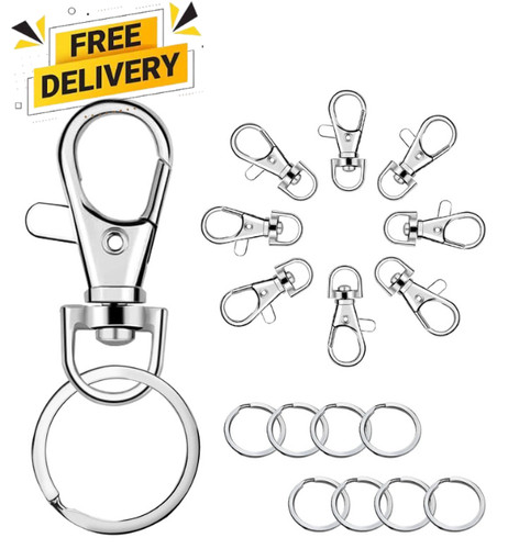 20pcs keychain hook - clips, with