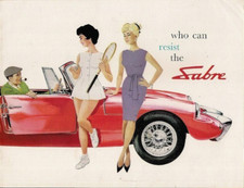 Reliant Sabre 4 1961-63 UK Market Sales Brochure Roadster GT