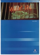 Peugeot 106 Mid-Late 2000 UK Market Brochure Independence, Zest, Quiksilver, GTi