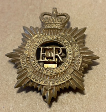 100% Genuine Post WW2 QC Royal Army Service Corps Brass Cap Badge BIN £8.99