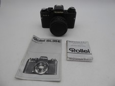 Vintage ROLLEIFLEX SL35 E SLR Film Camera with Rollei HFT Planar 1,8/50 Lens