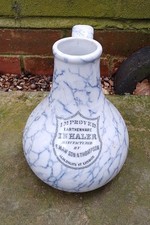 Antique Victorian Blue Marbled