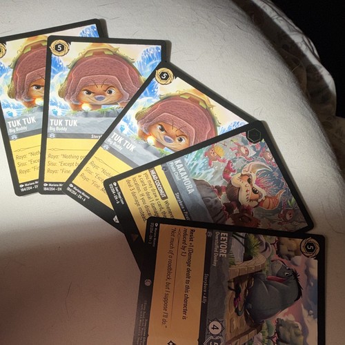 Disney lorcana tcg - lorcana, 5-card