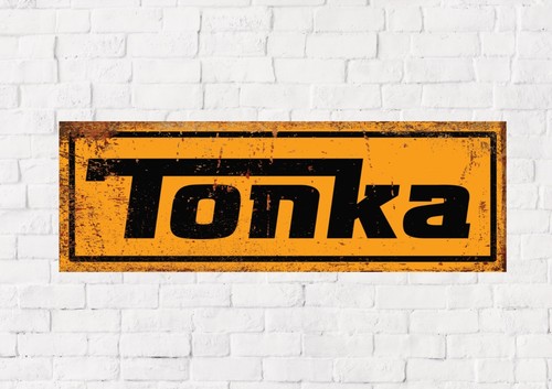 Tonka toys metal - metal, sign/plaque