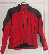 Marmot Windstopper Soft Shell Full Zip Jacket Red & Grey Size Medium
