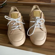 Giuseppe Zanotti  Ladies Peach Leather Sneakers Size Uk 6/39