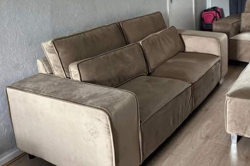 Large seater plush velvet - large, 3