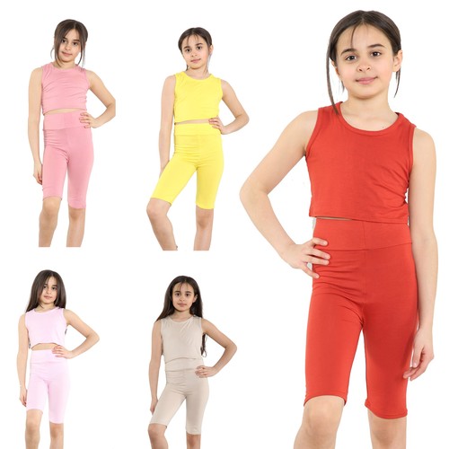 Girls crop top shorts - top,