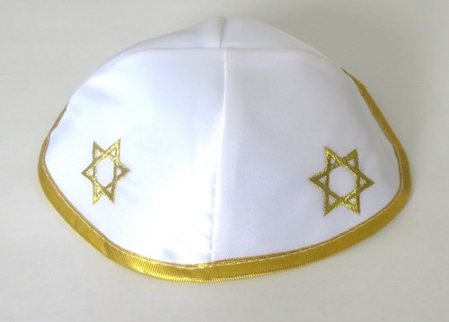 Judaica cm white satin - white,
