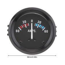 52mm 2Inch 60-0-60 AMP Ammeter