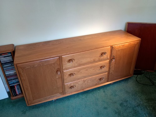 Ercol 455 sideboard elm retro - 455,