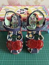 Irregular Choice Childrens Size 29 Cherry Saddles 4397-04C