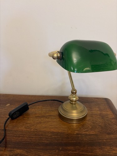 Vintage small green bankers - small,