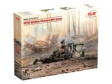 ICM 35713 WWI British Vickers Mg Crew (Vickers Mg & 2 Figures) 1:35 Model Kit