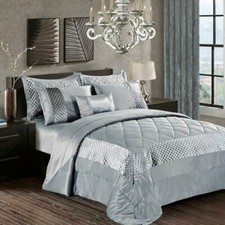 Canora Grey Garrett Bedspread Set with 2 Pillows 250Wx 250L - Silver