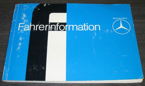 Handbuch fahrer information - fahrer,