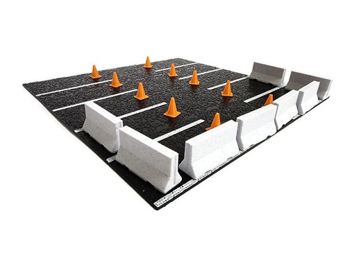 Parking lot diorama - 1/64,