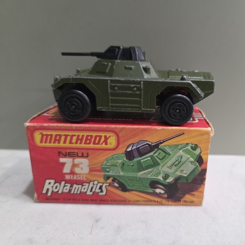 Matchbox mb73 weasel armoured - matchbox,