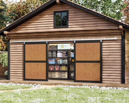 20ft exterior sliding barn - exterior,