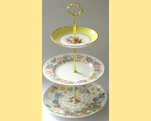 Tier vintage cake stand - tier,