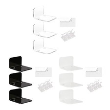 Acrylic Wall Shelves Display Ledges Storage Shelves Multifunctional Acrylic
