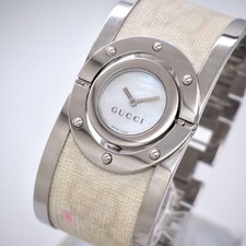 Gucci Ladies Shell Twirl Watch