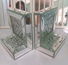 Sparkle Crystal Bookends