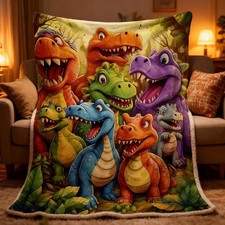 Cute Smiling Dinosaurs HD