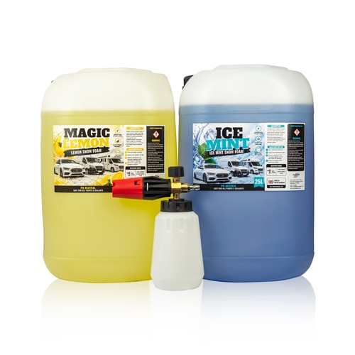 Snow foam car - foam, shampoo
