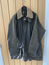 Barbour Border Men’s Wax Jacket  Size 42” (107cm) Used Condition Without Rips