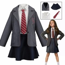 Girls Matilda Costume Roald Dahl The Musical Cosplay Halloween Party Outfit Sets