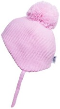 Satila BRIAN Knitted Pom Pom hat, BABY PINK, Newborn to 3 months - FREE Mitts*