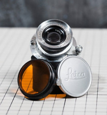LEICA SUMMARON F3.5 35MM LENS LTM SCREW MOUNT M39 + Orange Filter + Lens Cap