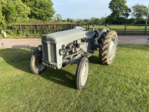 Grey massey ferguson tractor - massey,