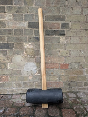 Black rubber head - black, mallet