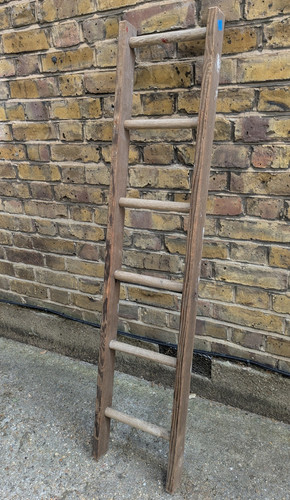 Vintage wood 6 rung - vintage,