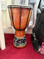 hand painted djembe drum