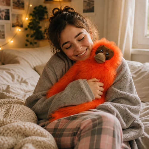 Orangutan faux fur novelty - fur,