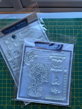 Clarity Stamps. Set Of 2. Girl