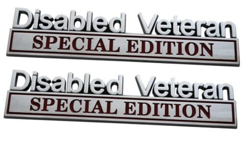 2pcs disabled veteran special - 2pcs,