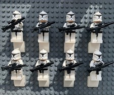 8x Star Wars CLONE TROOPER Minifigures Phase 1 - NEW