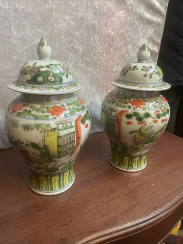 Pair chinese famille verde - pair,