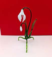Vintage Elegant Glass Snow Drop Hand Blown