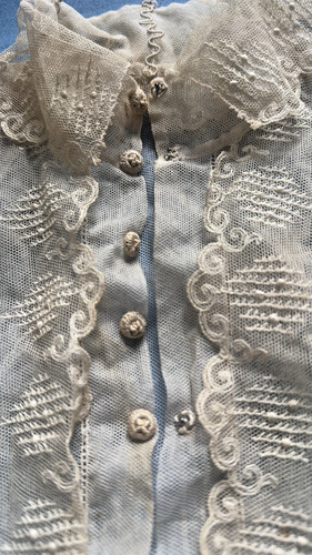 Antique edwardian sheer lace - sheer,