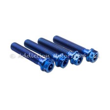 Blue titanium upper - titanium,
