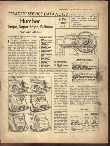 Humber snipe super - super,